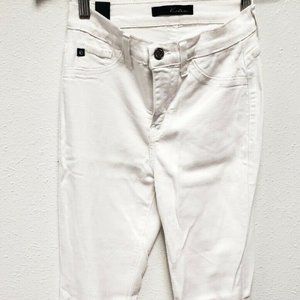 kancan white flare jeans